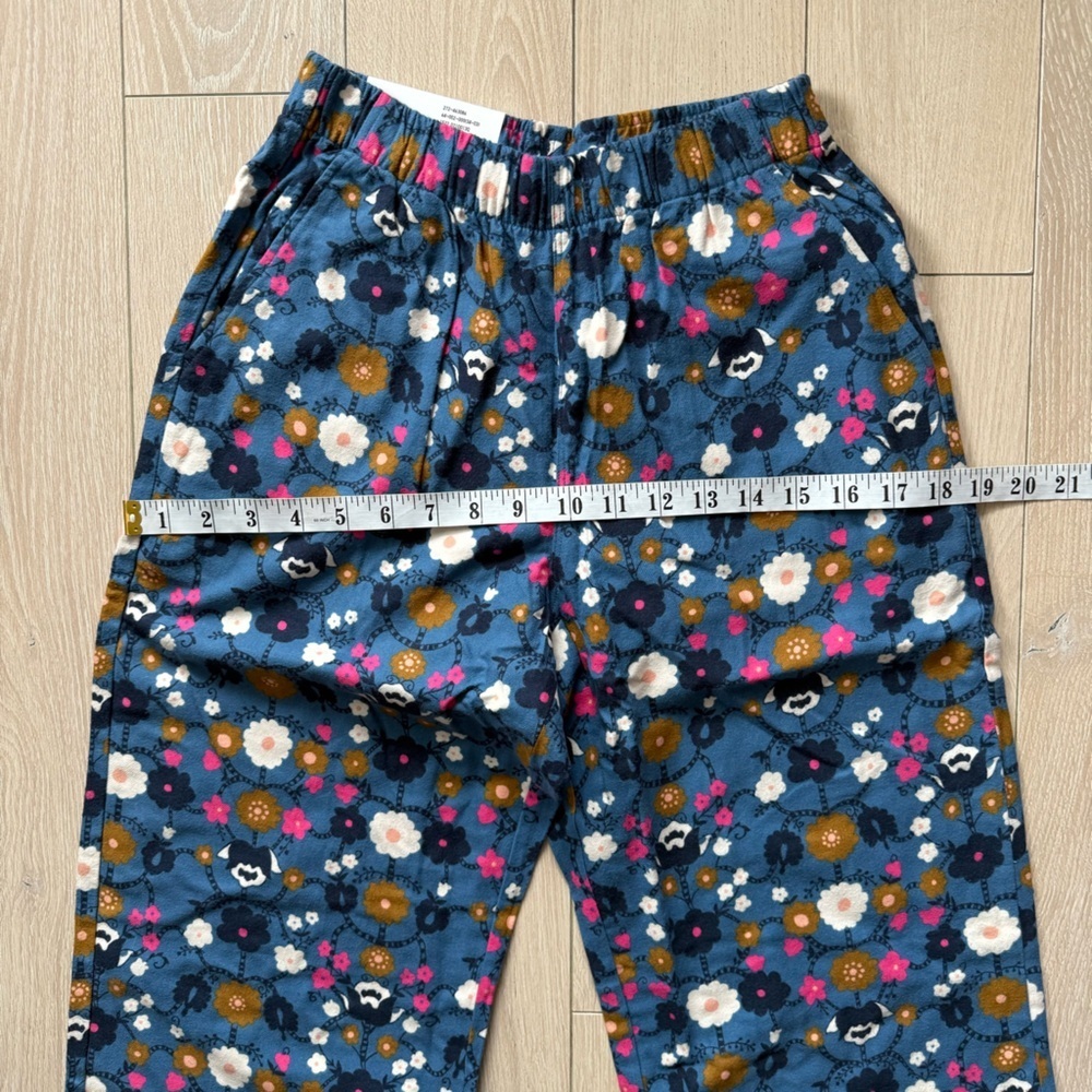 NWT Uniqlo x Princesse Tam Tam Flannel Floral Pants in Light Blue Women’s XS - Picture 9 of 11